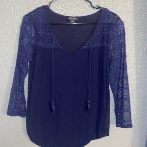 Blue lucky brand long sleeve